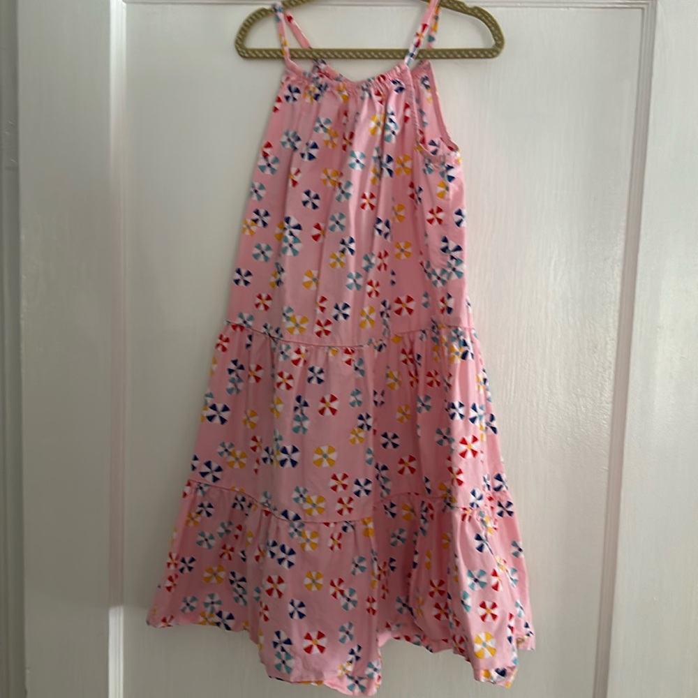 Hanna Anderson oink sleeveless dress size 120 (6-7)
